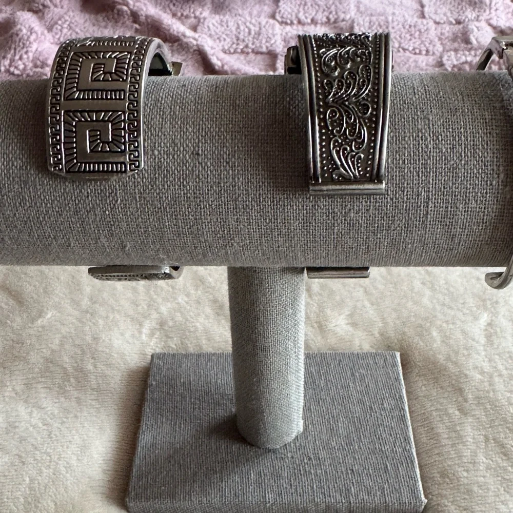 Set of Three Silver Tone Bracelet Watches